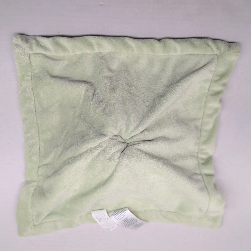 Carters Grey Elephant Lovey Plush Green Blue Security Blanket Baby